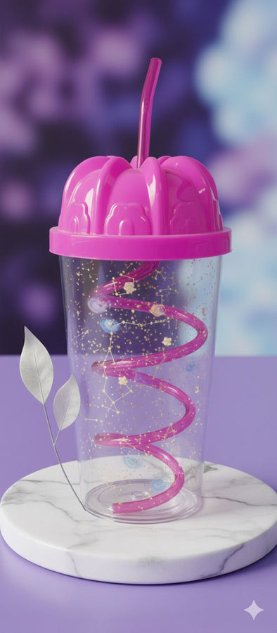Luxury Kids Tumbler Cup with Straw – Colorful & Fun Design