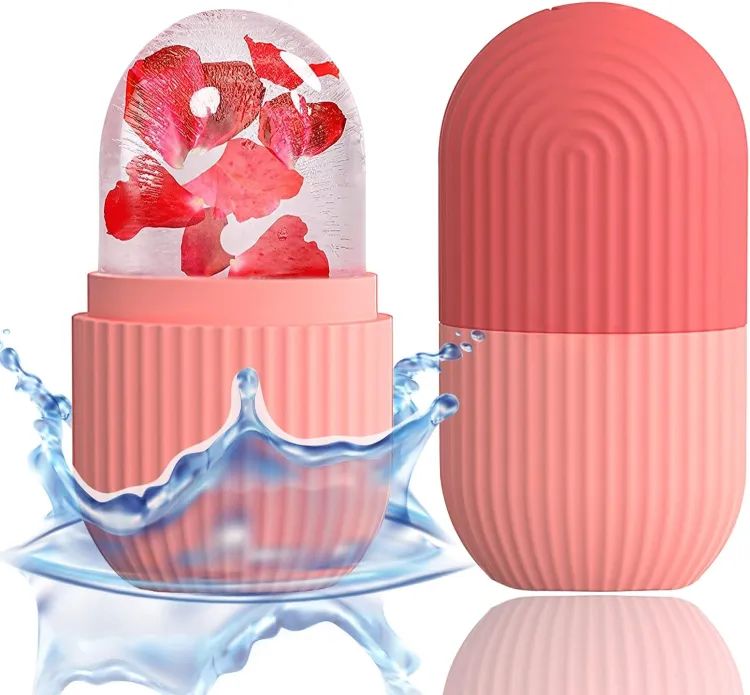Silicone Ice Roller Massager – Face, Eyes & Neck Care