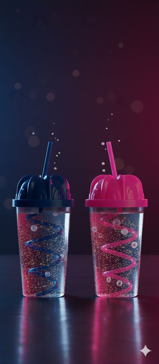 Luxury Kids Tumbler Cup with Straw – Colorful & Fun Design