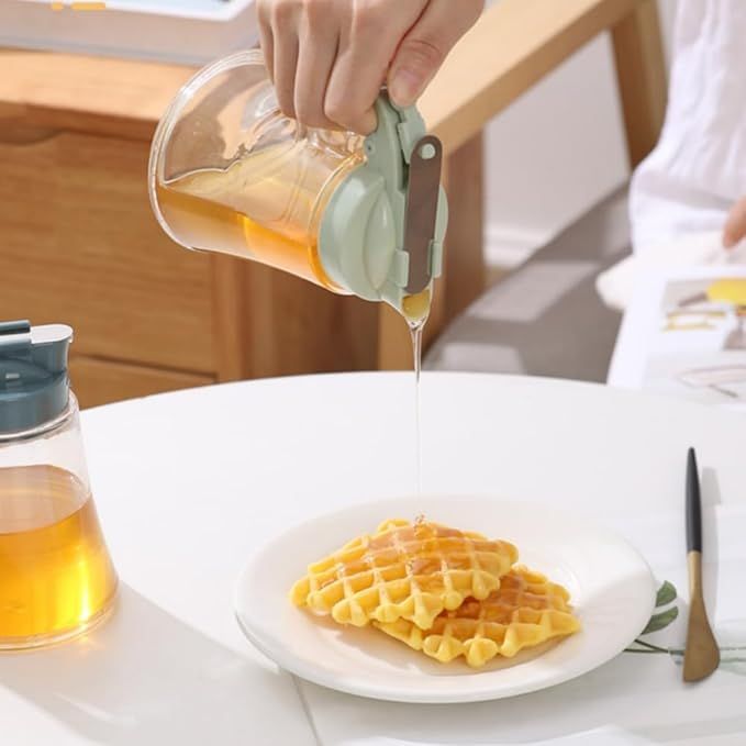 Easy Squeeze Syrup Dispenser Bottle – Ideal Honey & Syrup Bottle for Mess-Free Pouring | Perfect for Kitchen Use