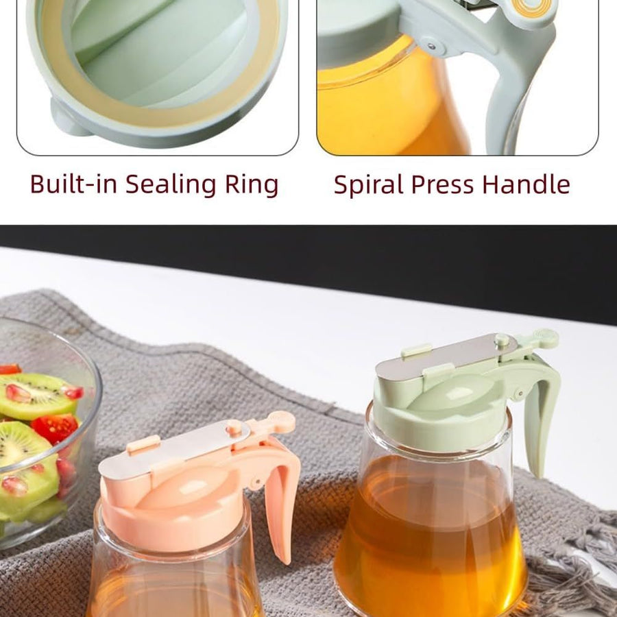 Easy Squeeze Syrup Dispenser Bottle – Ideal Honey & Syrup Bottle for Mess-Free Pouring | Perfect for Kitchen Use