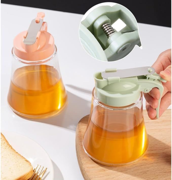 Easy Squeeze Syrup Dispenser Bottle – Ideal Honey & Syrup Bottle for Mess-Free Pouring | Perfect for Kitchen Use