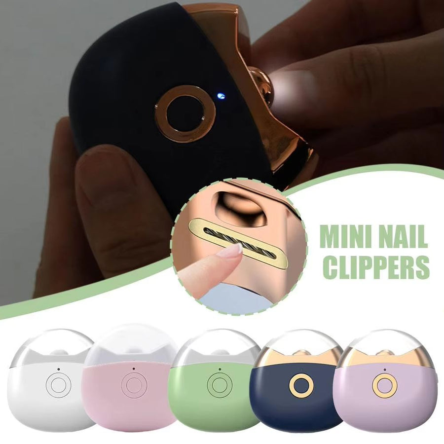 Smart Electric Nail Polisher & Automatic Nail Clipper – Mini Portable Nail Care Tool for Kids, Babies & Adults | Safe & Quiet Trimming