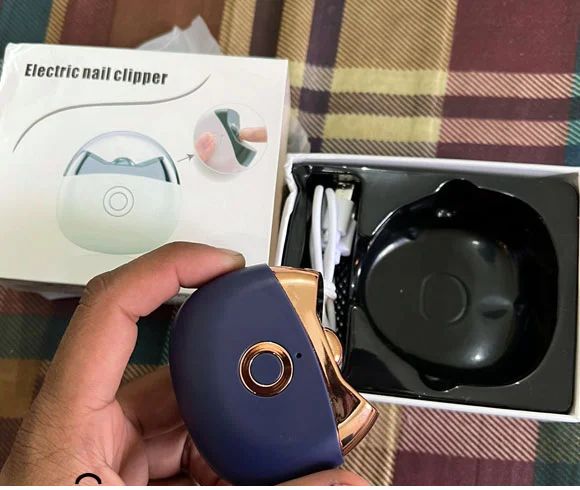 Smart Electric Nail Polisher & Automatic Nail Clipper – Mini Portable Nail Care Tool for Kids, Babies & Adults | Safe & Quiet Trimming